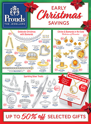 Prouds jewellers hot sale opening hours